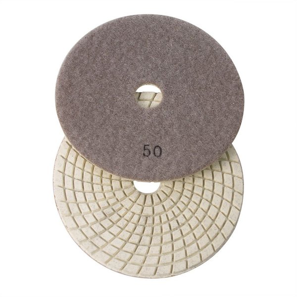 Specialty Diamond 5 Inch 50 Grit 3mm Resin Diamond Polishing Pad E550